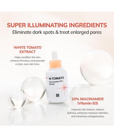 Buy MERZY W-Tomato Niacinamide 10% Serum 1.69fl.oz - Brightening & Hydrating - International Shipping Available - Buy Online on GoSupps.com