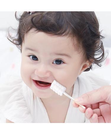 Healifty 30Pcs Baby Tongue Cleaner Gums Gauze Toothbrush - Infant Oral Cleaning Stick for Newborn Dental Care - Buy Online on GoSupps.com