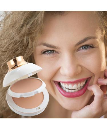 Face Powder Makeup - Long Lasting Foundation Pressed Face Powder Compact | Full Coverage Vegetable Oil Control Powder Skin Control Aznever - Buy Online on GoSupps.com