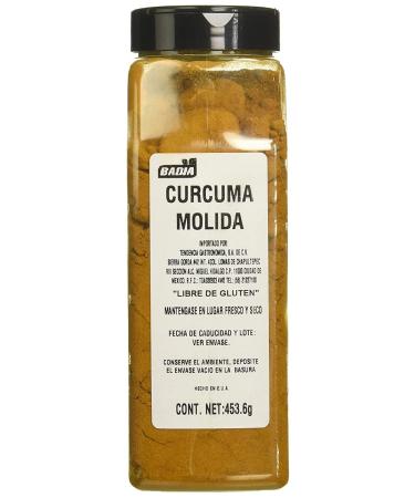 Badia Turmeric Ground 16 oz: Premium Quality Spice for Cooking and Health Benefits - Buy Online on GoSupps.com
