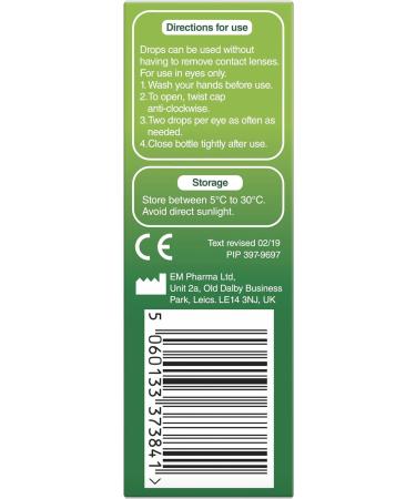 Vizulize Intensive Dry Eye Drop 10ml - Long-Lasting Relief for Dry, Irritated Eyes - Buy Online on GoSupps.com