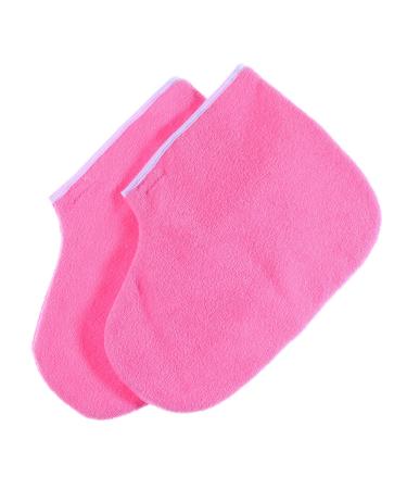 VICASKY Moufles Chauffantes Coton pour Bain de Paraffine Ensemble de Soins pour Mains et Th rapie Thermique Insul e Rose