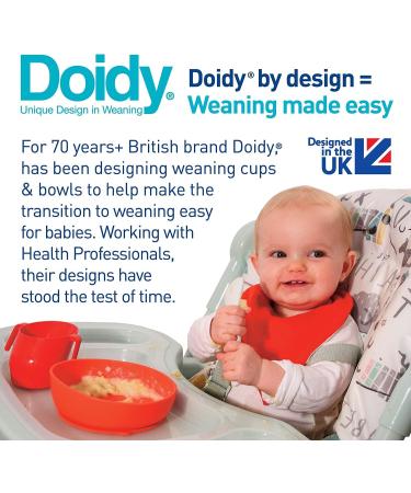 Doidy Baby Suction Bowl for Weaning - Non-Slip Feeding Bowls - 300ml PP Material (Red) - Buy Online on GoSupps.com