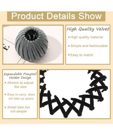 4 Pcs Bird Nest Hair Clip Set for Women and Girls - Expandable Bun Holder and Hairpin Accessories - Buy Online on GoSupps.com