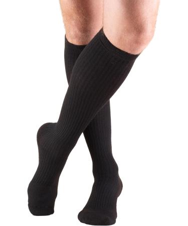Champion Men's Compression Gym Socks | 15-20 mmHg Knee High Athletic Wear | Black Large - Shop Now for International Shipping - Buy Online on GoSupps.com