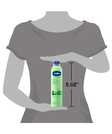 Vaseline Intensive Care Aloe Soothe Spray 6.5 oz - Soothing Aloe Formula | 1 Pack - Buy Online on GoSupps.com