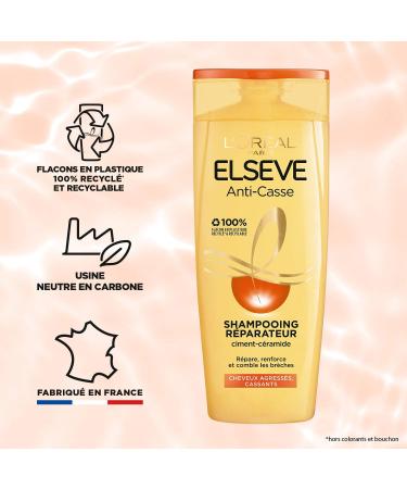 L'Or al Paris Elseve Anti-Breakage Repairing Shampoo for Damaged/Brittle Hair 1 Unit - Buy Online on GoSupps.com
