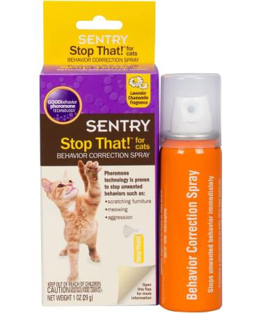 SENTRY Stop That! For Cats 1 oz - Effective Behavior Correction Spray - Buy Online on GoSupps.com