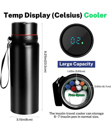 MLIYYBE 48H Insulin Pen Cooler Travel Case with Temperature Display - TSA Approved Diabetic Medicine Cooling Box - Buy Online on GoSupps.com