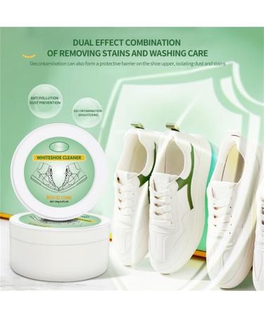 Multi-Functional Cleaning and Stain Removal Cream 2024 New White Shoe Cleaner Water-Free Cleaning Cream with Sponge (2PCS) - Buy Online on GoSupps.com