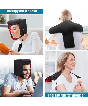 WFUAHA LED Red Light Therapy Hat Hair Growth Helmet 215 LEDs LED Therapy Device for Hair Loss Promote Fast Hair Regrowth - Buy Online on GoSupps.com