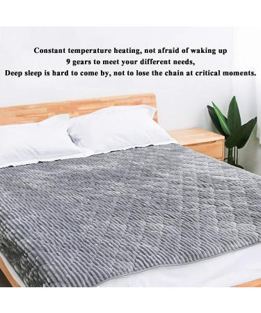 Luxurious Heated Sofa Blanket - Soft Flannel Overload Protection 6 Heat Levels LED Control - 180 x 150 cm - Buy Online on GoSupps.com