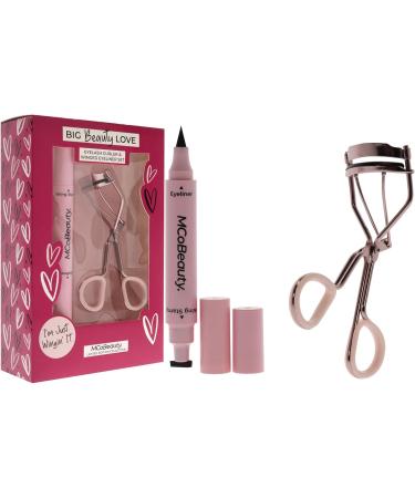 MCoBeauty Big Beauty Love Eyelash Curler and Winged Eyeliner Set for Women 2 Pc 0.101oz Eyeliner Eyelash Curler - Buy Online on GoSupps.com