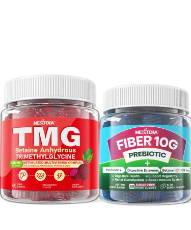 Nextdia Fiber TMG Supplements Gummies 3Pack