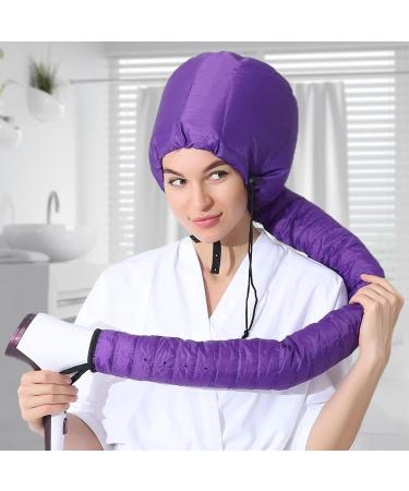 Hair Dryer Bonnet - Hair Dryer Hood Diffuser Attachment - Soft Adjustable Dryer Cap with Headband for Speeds Up Drying Time & Conditioning Fits All Head Sizes - Buy Online on GoSupps.com