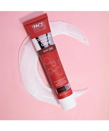 Face Facts Collageen With Q10 Night Cream 50ml 9738 19738150 FF31 - Buy Online on GoSupps.com