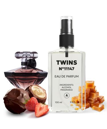 TWINS Impression of Tresor La Nuit Parfum | Perfume for Women Eau de Parfum | No.11147 | 3.4 Fl Oz / 100 ml Lancome Tresor La Nuit Parfum Impression
