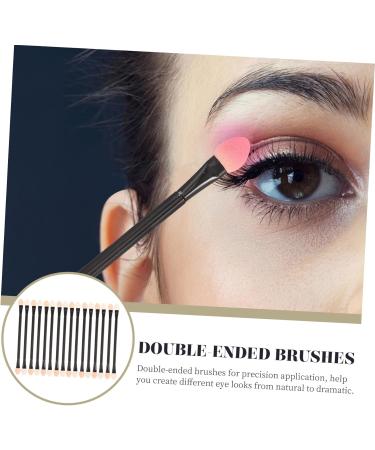 Healeved 30pcs Disposable Eye Shadow Stick Eyeshadow Double Ended Makeup Brush Lipstick Applicator Plastic - Buy Online on GoSupps.com