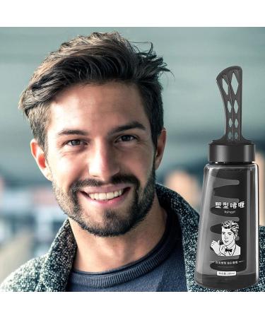 5 Men Hair Styling Gel with Comb - Mens Hair Styling Gel Tool Lightweight Hair Styling Gel Professional Strong Hold Power Retro Hair Oil for Hair Styling 5 Pcs Comb Styling Gel 280ml - Buy Online on GoSupps.com