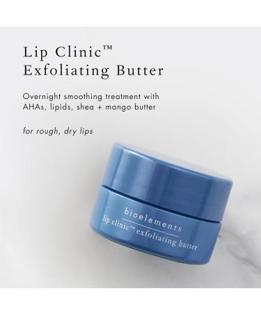 Bioelements Lip Clinic Exfoliating Butter | Overnight Smoothing Treatment with AHAs Vegan & Gluten Free - 0.33 fl oz - Buy Online on GoSupps.com