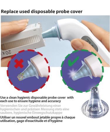 Braun ThermoScan 3 Infrared Ear Thermometer with Lens Filters - Bundle Deal - Buy Online on GoSupps.com