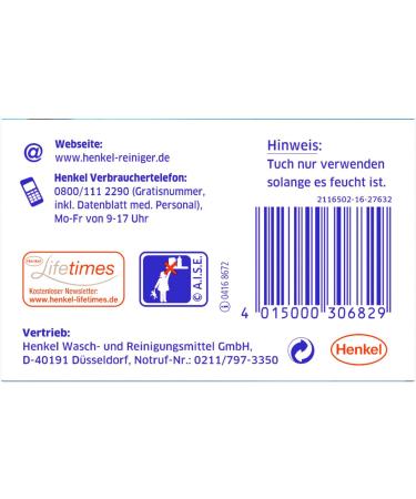 Sidolin Glasses Cloths Pack of 2 - 100 High-Quality Microfiber Cleaning Wipes for Eyeglasses - International Shipping Available - Buy Online on GoSupps.com