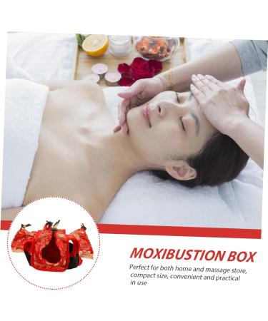 Gleavi Box Moxibustion Set - Smoking-Free Moxa Burner with Copper Cover - Adjustable Moxibustion Bag by AI ZHU | International Shipping Available - Buy Online on GoSupps.com