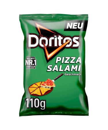Buy Doritos Pizza Salami Tortilla Nachos - Hearty Corn Snack (12 x 110g) - International Shipping Available - Buy Online on GoSupps.com