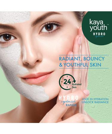 Kaya Youth Hydro Replenish Ultimate Hydration Night Cream Overnight Leave On Sleeping Pack Enriched with Pure Aloe Vera Gel for 24 hours Hydrated Skin Overnight Hydration for a Morning Glow 45 gm - Buy Online on GoSupps.com
