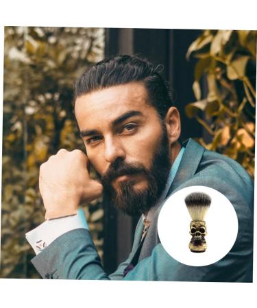 Durable Skull Beard Brush - Men's Shaving & Grooming Tool for Facial Hair & Mustache Care - Buy Online on GoSupps.com