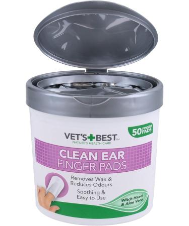 AB Tools 50PK Dog Pet Ear Cleaning Finger Pads Wipes Removes Wax Dog Hygiene - Buy Online on GoSupps.com