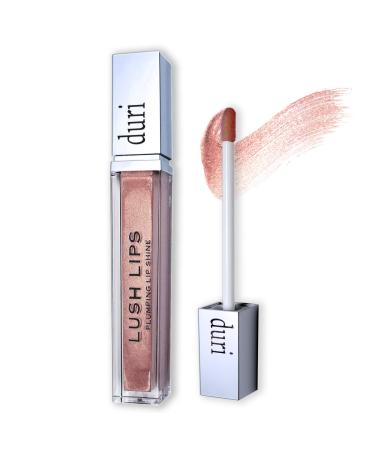 duri 137 Caramel Treat Lush Lips Lip Plumper Super Glossy Nude Shimmer 0.15 fl.oz. Caramel Treat Nude Shimmer