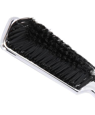 Neck Brush Barber Neck Duster Light Weight Soft Bristles Electroplated Silver Handle for Combing Beard for Sweeping Hair - Buy Online on GoSupps.com