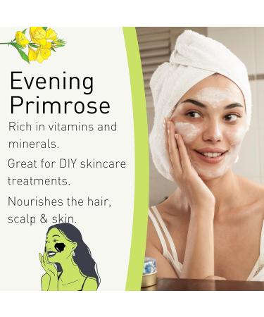SENSOLI Evening Primrose Oil 100ml - Natural Unscented Moisturising Oil for Hair Face and Body Care - in Brown Glass Bottle - Buy Online on GoSupps.com