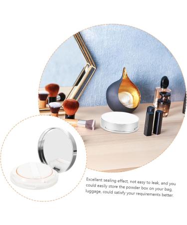  MAGICLULU MAGICLULU 2 Pack Loose Powder Container for Loose Powder Cushion Foundation Powder Small Travel Container PP Concealer - Buy Online on GoSupps.com
