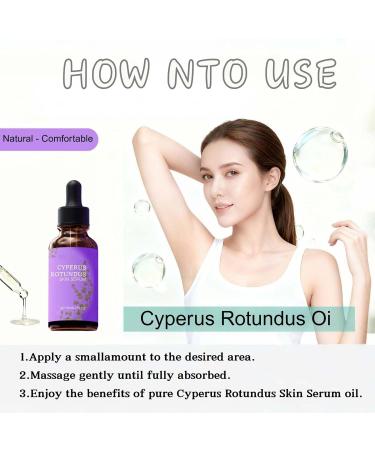 2PCS Cyperus Rotundus Oil -60ml Natural Cyperus Rotundus Oil is Used for Moisturizing and Soothing After Hair Removal. It Can Reduce Hair Growth on the Body and is Suitable For All Skin Types - Buy Online on GoSupps.com