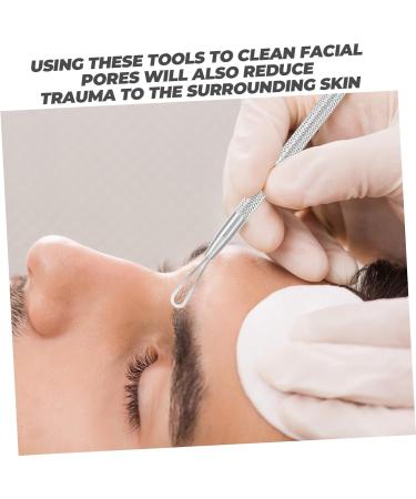 POPETPOP Clean Skin 1 set Steel Convenient Removers Compact Stainless Blackhead Tools of Portable Professional Needle - Buy Online on GoSupps.com