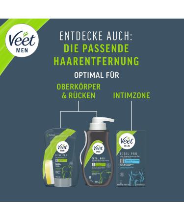 Veet Hair Removal Cream for upper body and legs hair removal cream for men hair removal in 510 minutes 4 x 200 ml tube and spatula - Buy Online on GoSupps.com