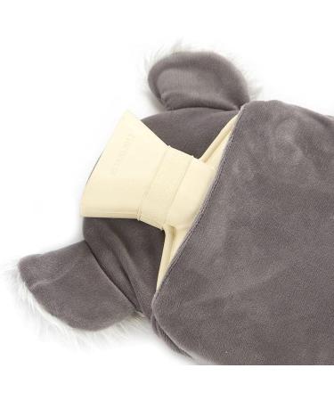 Hot Water Bottle Koala Grey | Soft Rubber Cozy Koala Heating Pad for Comfort - Buy Online on GoSupps.com