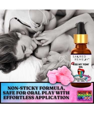 Premium Kiss My Yoni Oil Cotton Candy Body Lotion Non-Sticky Massage Oil 30ml Vegan Natural Organic Non-Toxic - Buy Online on GoSupps.com