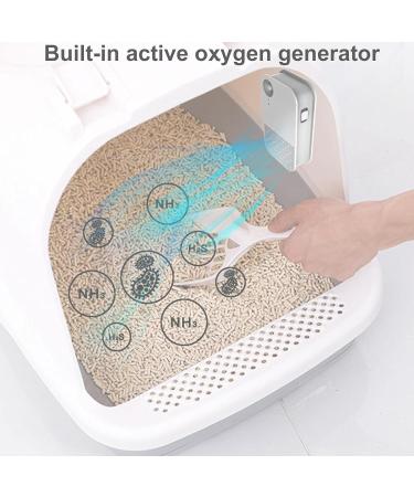 Cat Deodorizer | Adjustable Cat Deodorizer Urine Deodorizer for Cat Boxes Combats Cat Odors and Neutralizes Smells for Home - Buy Online on GoSupps.com