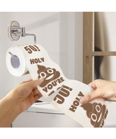 Qpout You're 50 Printed Toilet Paper Gag Gift Best Friend Birthday Gifts Novelty Toilet Paper Roll Gag Gifts Happy 50th Birthday Funny Toilet Paper for Best Prank Surprise Bathroom Decor Gifts - Buy Online on GoSupps.com