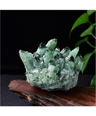 Natural Crystal Cluster Ore Specimens Yellow Green Quartz Reiki Stone Raw CrystalsHome Decor Collect Gifts Ornaments 1PCS Stone Mineral Specimen (Color : Yellow Size : 300-400g) 300-400g Yellow - Buy Online on GoSupps.com