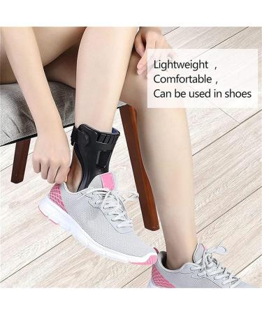 Drop Foot Brace Orthosis for Hemiplegia - Medical Ankle Support with Inflatable Airbag | Foot Stabilizer for Stroke Recovery | Size M - Buy Online on GoSupps.com