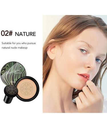 Mushroom Head Air Cushion BB Cream: Long-Lasting Concealer & Brightening CC Cream for Oil Control and Moisturizing - Buy Online on GoSupps.com
