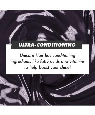 Lime Crime Unicorn Hair Dye Charcoal Grey - Vegan & Cruelty Free Semi-Permanent Color | Conditions & Moisturizes | Temporary Grey Hair Dye - Buy Online on GoSupps.com