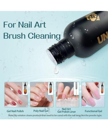 UNA GELLA Slip Solution Poly Gel Extension - Anti-Stick Gel Liquid 4oz (2PCS) - Easy DIY Nail Extension Solution - Buy Online on GoSupps.com