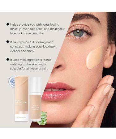 Age Defying Foundation Perfect Matte Serum Foundation Foundation Serum for Women Anti-Aging Serum Foundation Light Transparent Coverage Face Sunscreen (1pc 30ml) - Buy Online on GoSupps.com
