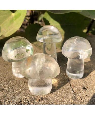 Room Decoration 40-50mm Crystal Mushroom Natural Clear Quartz Mushrooms Lovely Rose Crystal Gemstone AgaricHome Decoration Suitable for Furniture Decoration 1pc - Buy Online on GoSupps.com