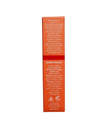 Buy Peach & Lily Collagen Cushion Peptide Lip Balm - Sheer Peach 0.4 fl oz | Hydrate & Restore Your Lips - International Shipping - Buy Online on GoSupps.com
